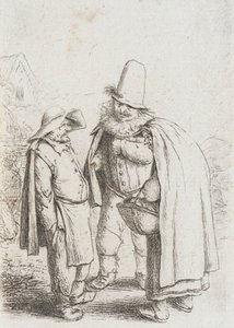 3つのグロテスクな数字 作： Adriaen Jansz. van Ostade